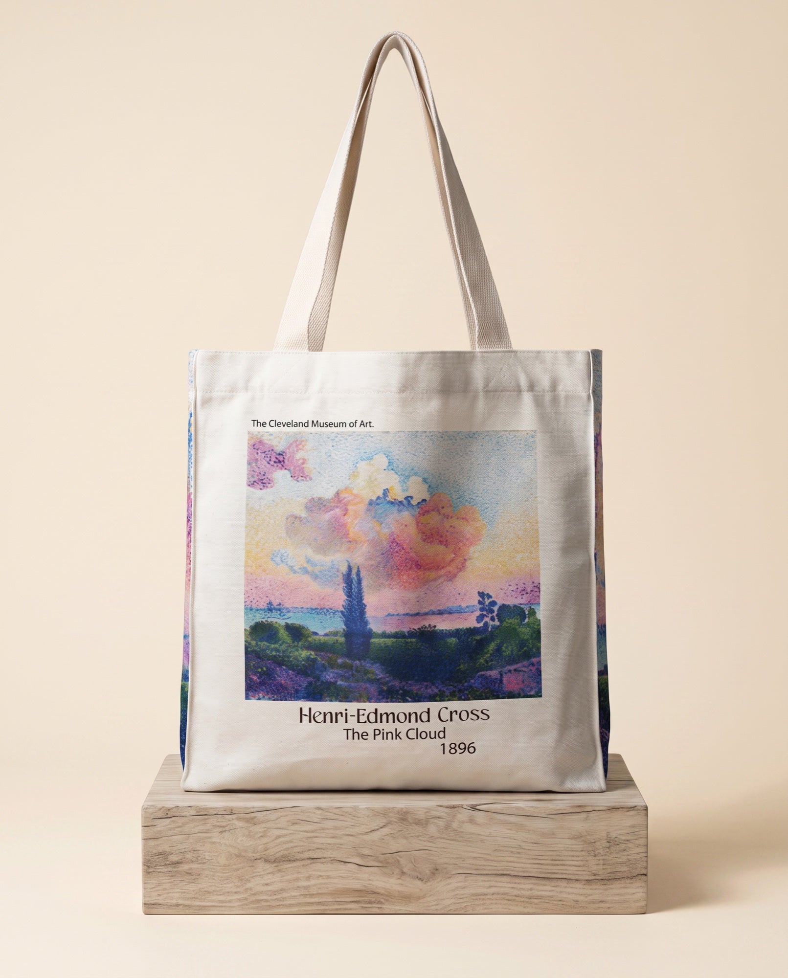 henri-edmond-cross-the-pink-cloud-tote-bag Hero
